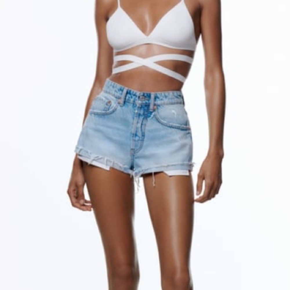 Zara Denim Shorts Size 28
